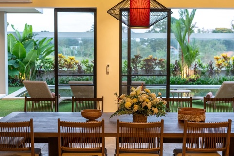 Dining set furniture for residential project