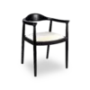 ERIK Chair - Teak White Leather