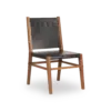 MARSEILLE Chair - Wood Black Leather