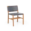 MAYA Chair Low Backrest - Petrol Blue
