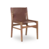 TOKYO Chair - Teak Chocolate Leather