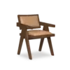 AZORES Chair - Teak Brown Leather