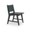 ZAK Armchair - Chair Black Wood Black Leather