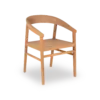 Oscar Chair - Natural Wood Without Cushion
