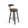 MERKAT Bar & Counter Stool - Brown Fabric