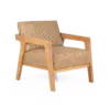 RICK Lounge Chair - Beige Fabric