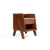 ROMANA Bedside Table - Wood Marble