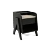 ROMANA Bedside Table - Black Marble