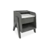 ROMANA Bedside Table - Grey Marble