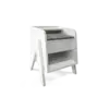 ROMANA Bedside Table - White Marble