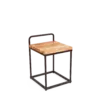 NICK Auxiliar  Table - Metal Teak
