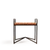 MR K. Auxiliar  Table - Metal Teak