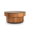 CORAL Coffee Table - Round Teak Stone