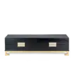 LOTUS TV Cabinet - Black Wood