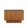 CORAL Coffee Table - Square Teak Stone