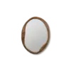 TULUM Round Mirror - Wood